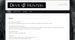 Desktop Screenshot of devilhunters.com