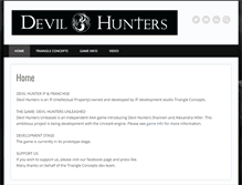 Tablet Screenshot of devilhunters.com
